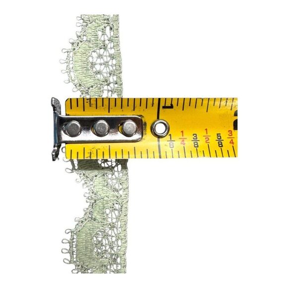 Vintage Lace Trim Bundle 3 Green Blue White Lingerie Panty By Roth Co. Craft LOT - Picture 3 of 5